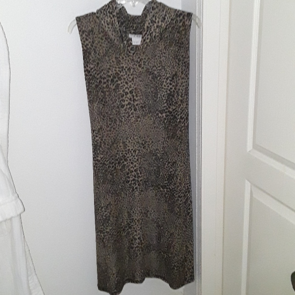 New Never Used Sarah B Studio Leopard Print Dress